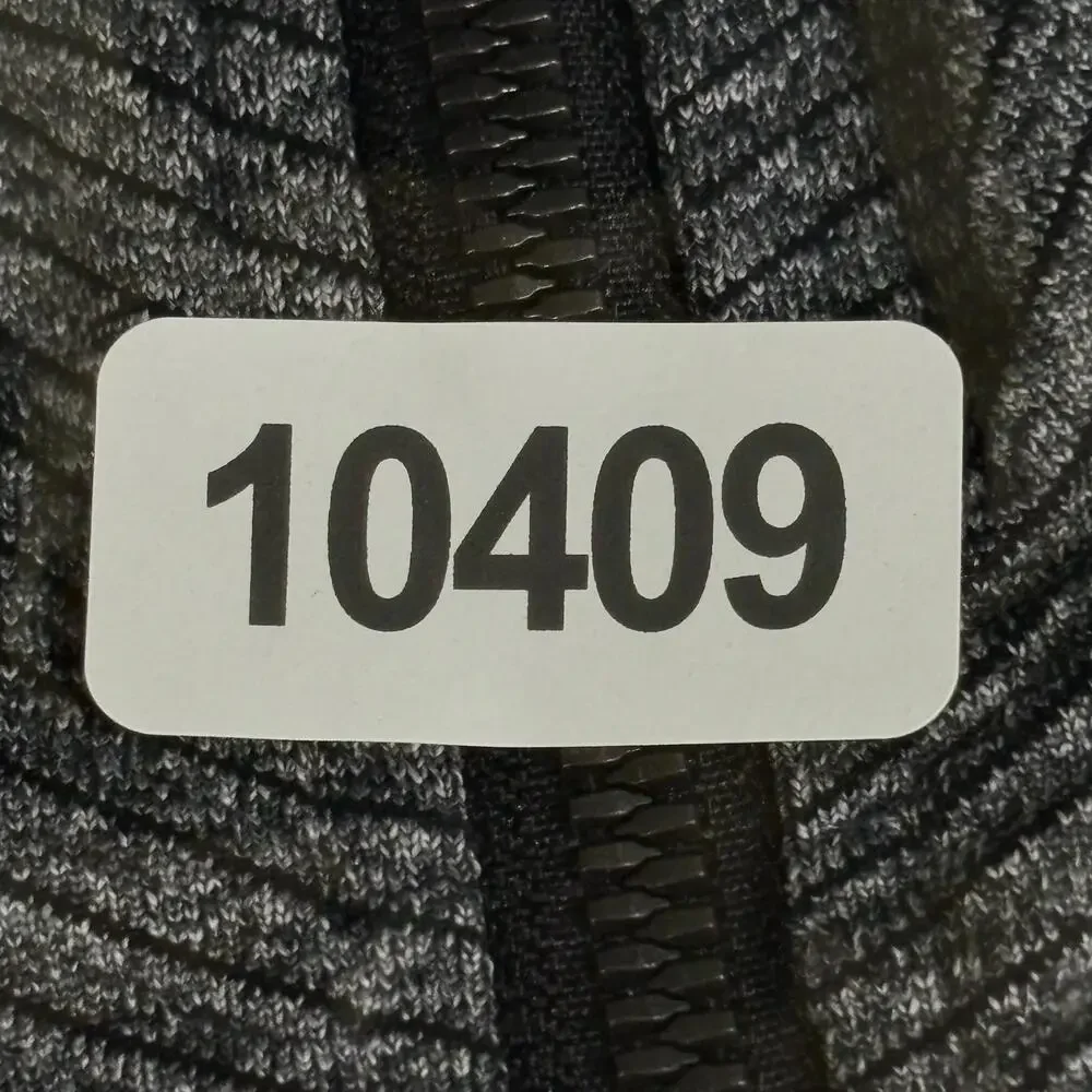 Adidas Reigning Champ Hoodie Mens Medium Gray Full Zip Stripe Lightweight Jersey